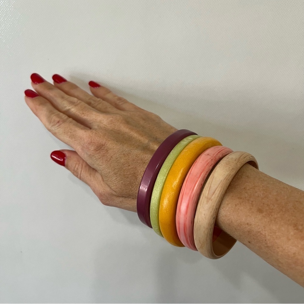 Retro Bangles Set of 5